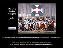 Tablet Screenshot of monroeswisssingers.org